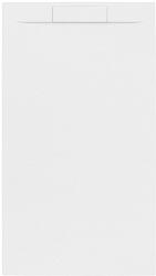 SAT Zuhanytálca négyszögletes SAT Fusion 100x80 cm öntött márvány blanco SATFU10080BL (HER10080BL)