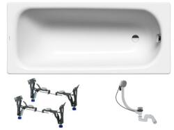 KALDEWEI Téglalap alakú kád Kaldewei Saniform 170x75 cm zománcozott acél bal és jobb is KWB3731N (KWB3731N)