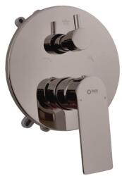 RAV SLEZÁK Kád csaptelep RAV SLEZÁK Nil vakolat alatti résszel együtt fényes metal szürke NL185BOXMGL (NL185BOXMGL)