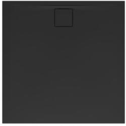 SAT Zuhanytálca négyzet SAT Vision 90x90 cm öntött márvány fekete SATSVVI90QC (MF90-26SM BLACK)