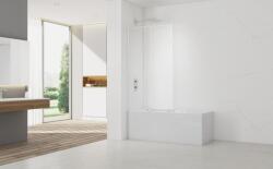 SAT Kádparaván SAT Walk-In Xmotion 150x117, 5 cm Fehér SATWIXMVZ150B (CGP12W1 (WITH EASY CLE)