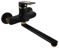 RAV SLEZÁK Kád csaptelep RAV SLEZÁK COLORADO forgó karral 100 mm fekete matt/arany CO353.0CMATZ (CO353.0CMATZ)