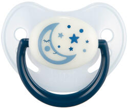 Canpol babies Анатомична светеща залъгалка Canpol - Night Dreams, 6-18 m, Синя (22/501_blu)