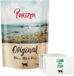 Purizon 2kg Purizon Original bárány & hal - gabonamentes száraz macskatáp