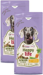 Versele-Laga VERSELE-LAGA Happy Senior csirkével 2x12, 5 kg - idős kutyáknak szánt eledel csirkével