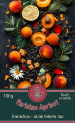 Caffé Perfect Parisian Apricot - szálas fekete teafű keverék 100g