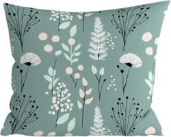  Díszpárnahuzat WILD FLOWERS 45x45 cm, mentás