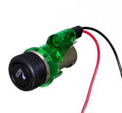  Szivargyújtó aljzat - zöld világítással