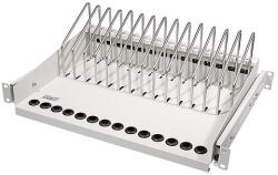 LogiLink Csúsztatható 19" -os polc notebookok, táblagépek és okostelefonok számára (SF100G)