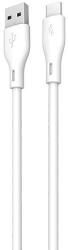 Dudao USB / USB C típusú kábel 5A 1m fehér (L2T 1m fehér)