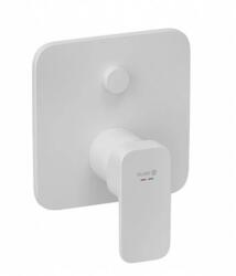 Kludi falsík alatti zuhanycsaptelep 2 funciós, matt fehér (KL-427595375)