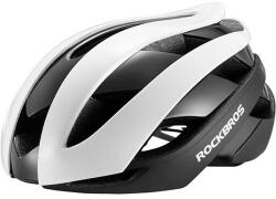 ROCKBROS 10110004001 kerékpáros sisak, L méret - fehér és fekete