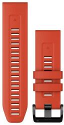Garmin Óraszíj 26 mm lángvörös szilikon (QuickFit) (Fenix 7X)