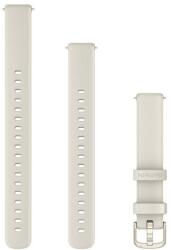 Garmin Óraszíj Lily 2 14mm szilikon, elefántcsont, krémarany csattal (110-175mm)