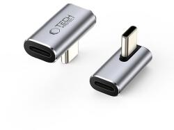 Tech-Protect Ultraboost AA03 USB-C ferde adapter - szürke