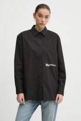 Karl Lagerfeld Jeans pamut ing - fekete XS - answear - 30 990 Ft