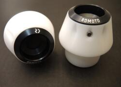 RDMOTO Crash protectors RDMOTO KTM13N fehér with black caps