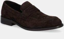 BOSS velúr mokaszin Limber - barna Férfi 46