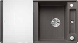 BLANCO Axia III 5 S-F Silgránit mosogató excenterrel, üveg vágólappal, vulkánszürke 527224 (527224)