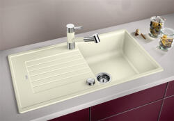 BLANCO Zia 5 S Silgranit mosogató 86x50 cm csepegtető felülettel és excenterrel, törtfehér 527203 (527203) - szaniteronline