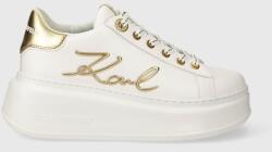 KARL LAGERFELD bőr sportcipő ANAKAPRI - fehér Női 40 - answear - 65 990 Ft