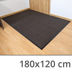  Szennyfogó szőnyeg, lábtörlő, gumírozott hátoldallal (180x120 cm) antracit (Lábtörlő 120x180 L-60 - antracit)