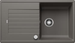 BLANCO Zia 5 S Silgranit mosogató 86x50 cm csepegtető felülettel és excenterrel, vulkánszürke 527386 (527386)