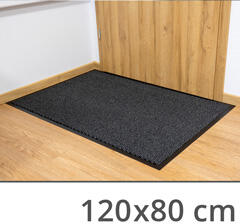  Szennyfogó szőnyeg, lábtörlő, gumírozott hátoldallal (120x80 cm) antracit (Lábtörlő 80x120 L-60 - antracit)
