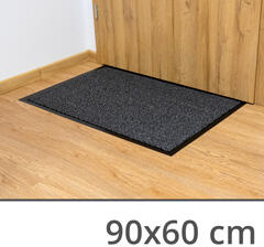  Szennyfogó szőnyeg, lábtörlő, gumírozott hátoldallal (90x60 cm) antracit (Lábtörlő 60x90 L-51c - antracit)
