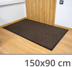  Szennyfogó szőnyeg, lábtörlő, gumírozott hátoldallal (150x90 cm) barna (Lábtörlő 90x150 L-60 - barna)