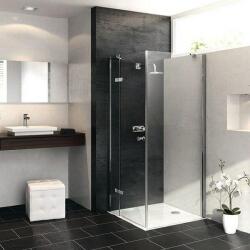 HÜPPE Enjoy Pure zuhanykabin 100 cm eloxált króm/átlátszó üveg (4T1615.092.322)