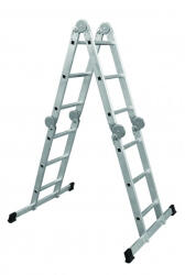 TUC Scara profesionala 4 x 3 multifunctionala + platforma metalica , 14 trepte, 3.3m (C91337)