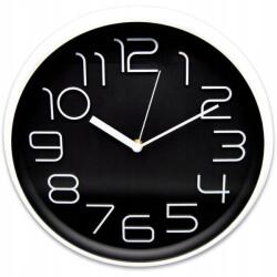  MH-9843B1 30cm analóg kvarc falióra, csendes, jól olvasható számlap, műanyag ház