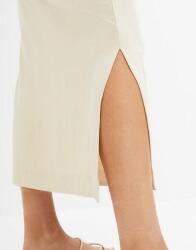 Bonprix MIDI szoknya, Size 40/42, bézs, gumis derékkal