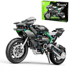 Mamido Kilencven motorkerékpár technikai építőjáték 1: 8, 806 darabos, zöld MT1613 (MT1613)