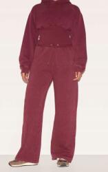 Prettylittlething Borda Színű Melegítő Nadrág, Size 48, bordó