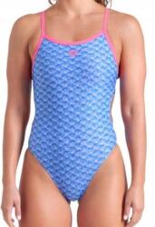 arena Monogram Blue River Challenge Back, Size L, 100% poliészter úszódressz