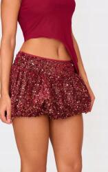 Prettylittlething mini szoknya, flitteres, Size M