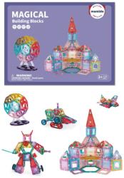 Mamido Set de construcție magnetic 155 piese MT1487 (MT1487) Jucarii de constructii magnetice