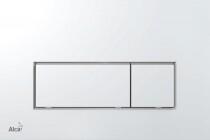  Nyomólap, Alcaplast, M571, Thin - vékony, falba építhető tartályhoz, fényes króm (M571)