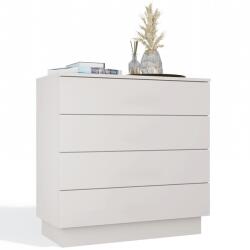  Comodă AMBER 4S Dulap 4 Sertare pentru Dormitor Livingroom CAȘMIR Bej