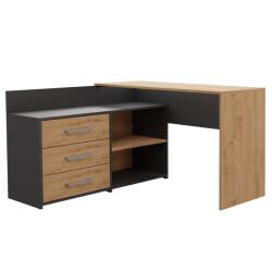  Birou DANY ANTRACIT STEJAR ARTISAN