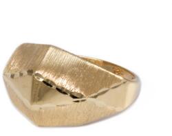 Ékszershop Vésett matt fantázia arany gyűrű (1332517)