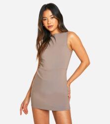 Boohoo Bézs Rövid Kombinezon, Size 36, 95% poliészter, 5% elasztán