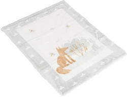  Baba takaró LITTLE FRIENDS 80x110 cm erdei állatos SZÜRKE