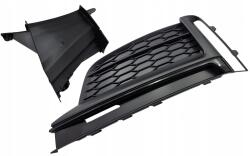  Audi A5 8W6 S-line 15-19 Bal Első Rács Takaró Elem, fekete