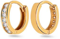 Heratis Forever Arany karika fülbevaló cirkóniákkal 1 cm IZ19592Y