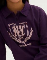 Bonprix 140-es Galléros melegítő ruha, lila színű