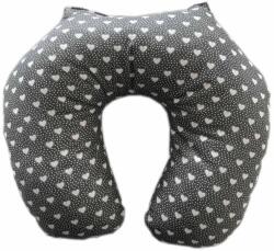 Polášek Utazó párna - Szürke / szívek (50327878-01-c.9)