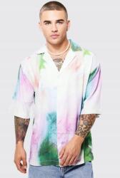 Boohooman Boohoo Mintás Férfi Ingt, 100% viszkóz, többszínű, Size 38